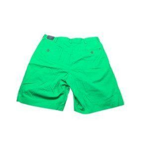 Brooks Brothers 346 Shorts Slash Pocket Mens 33 Green Chino Cotton Pleated NWT